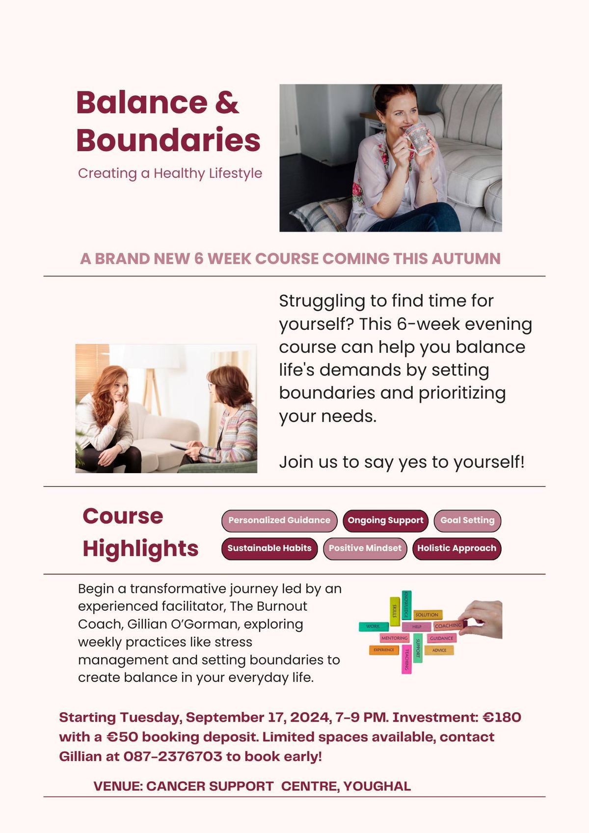 Balance & Boundaries New 6 Week Course