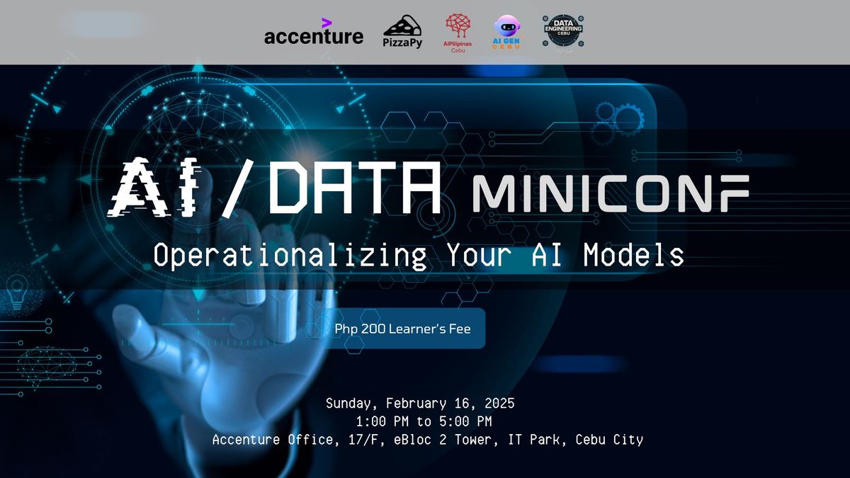 AI\/Data Miniconf: Operationalizing your AI Models