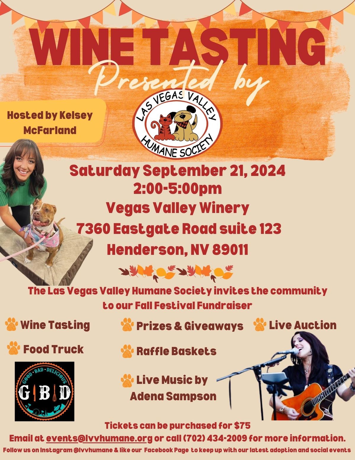 Wine Tasting Fall Festival Fundraiser