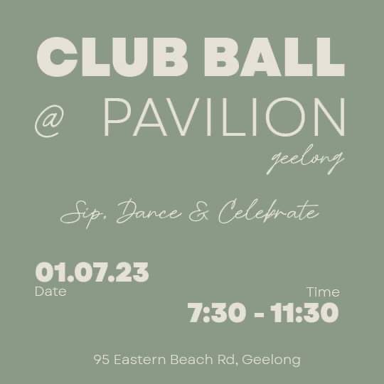 2023 Bannockburn Football Netball Club Ball