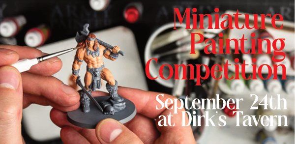 Dirk's Miniature painting competition! 