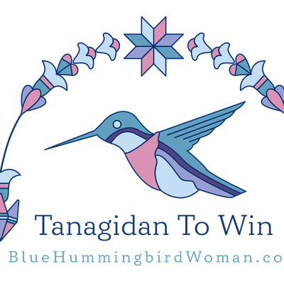 Blue Hummingbird Woman