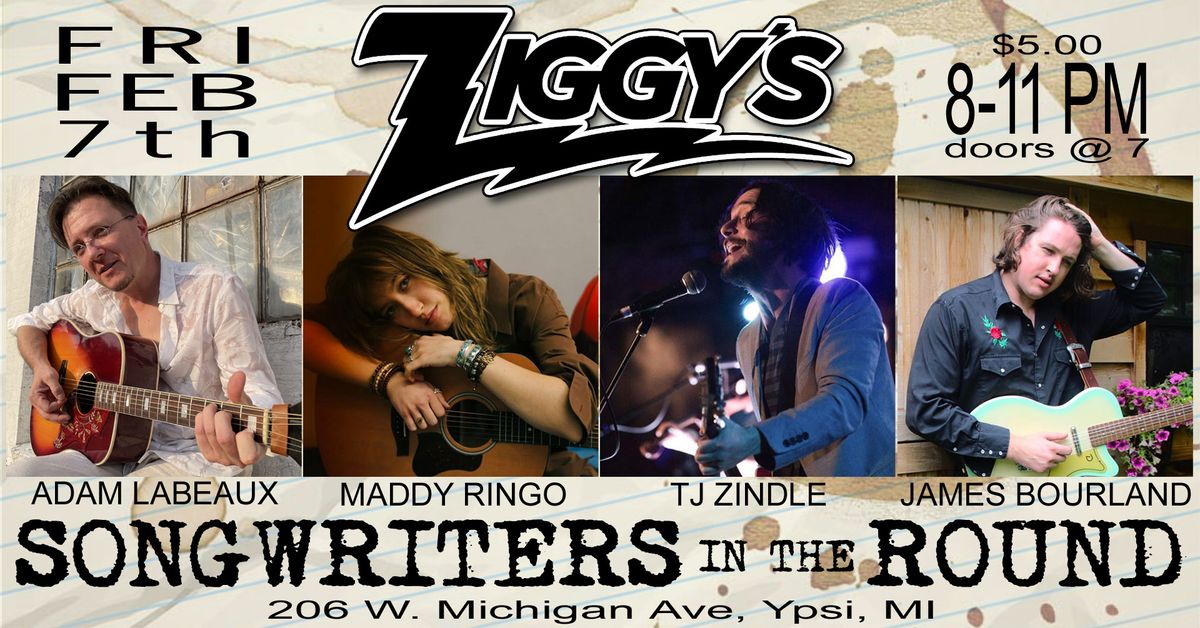 Songwriters in the Round @ Ziggy's