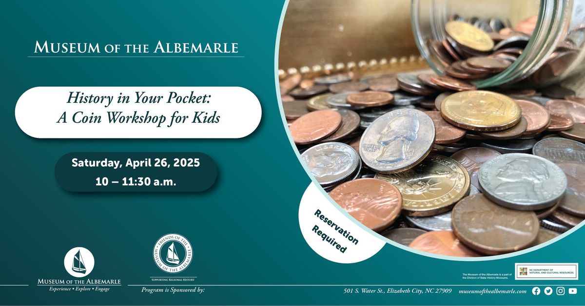 History in Your Pocket:  A Coin Workshop for Kids