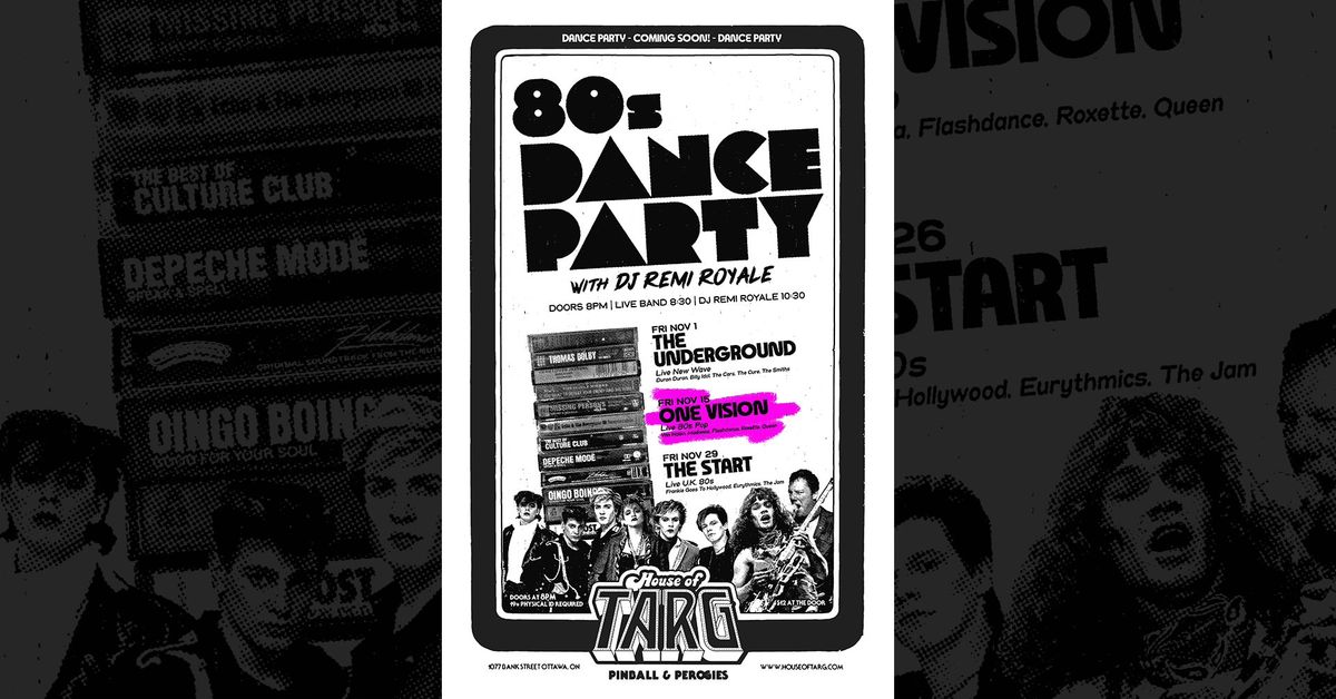 80s DANCE PARTY w DJ Remi Royale + One Vision (80s Pop Hitz Live)