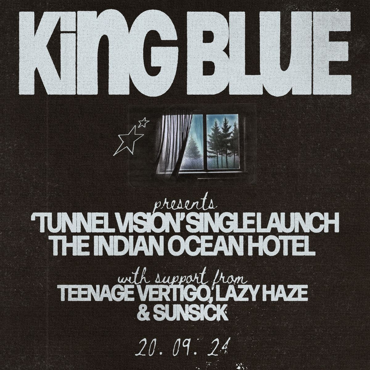 KING BLUE \u2018TUNNEL VISION\u2019 SINGLE LAUNCH