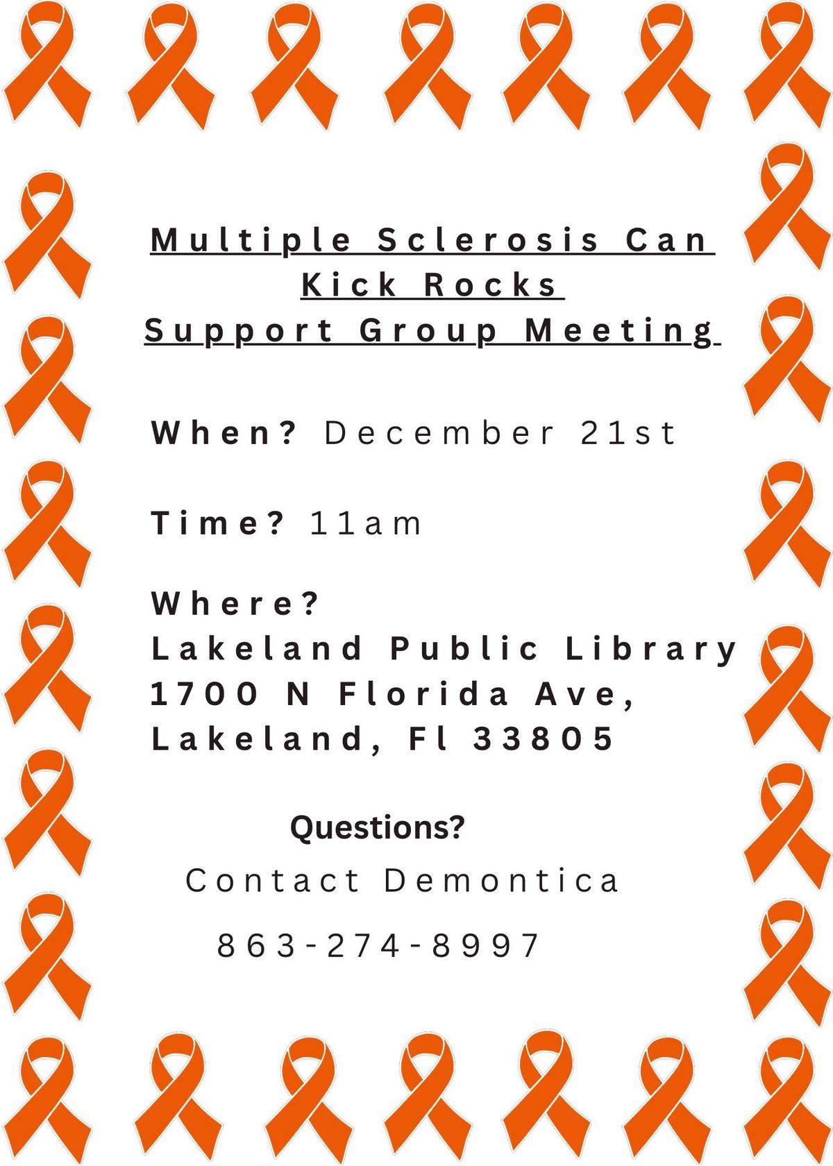 Florida Warriors Support Group Meeting