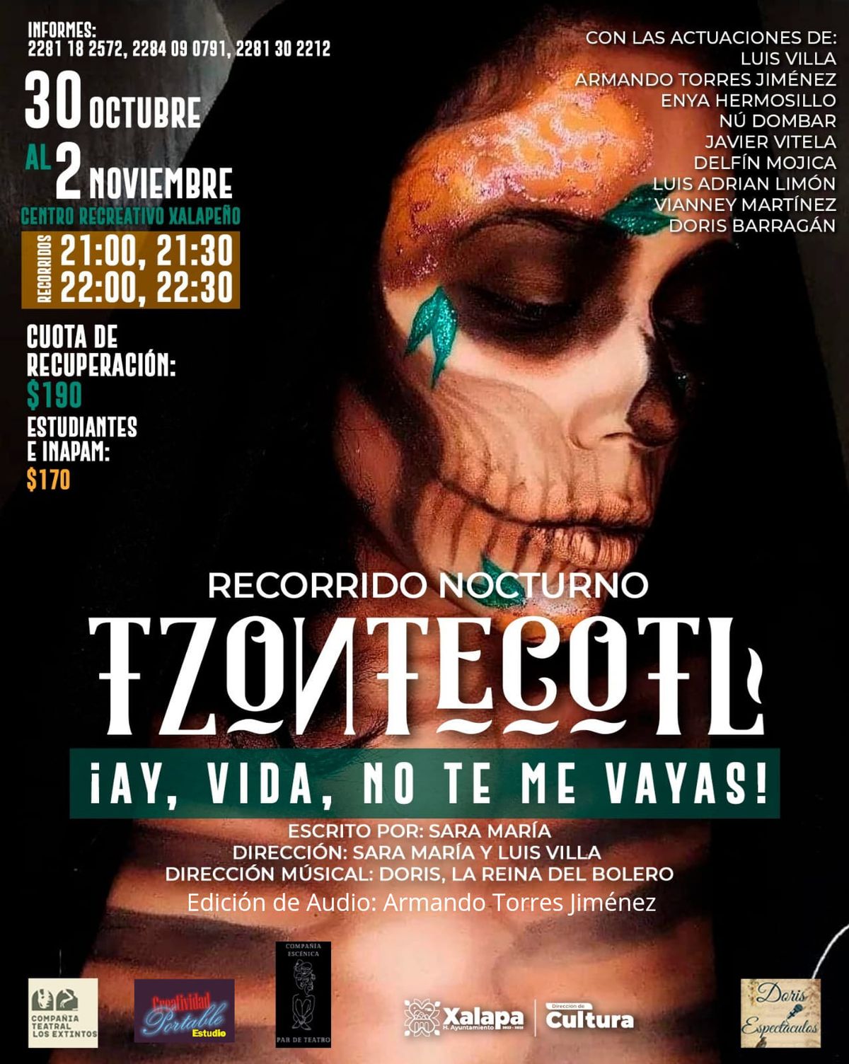 Tzontecotl, \u00a1Ay, vida, no te me vayas! 