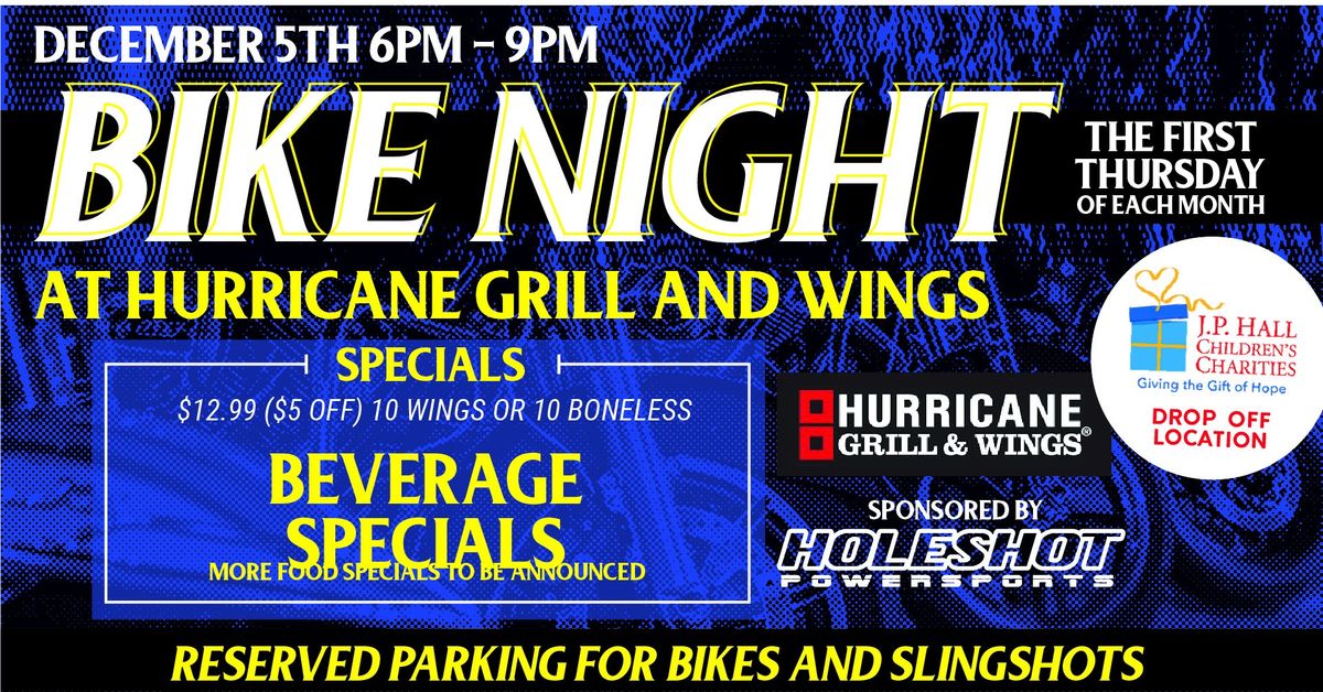 Bike Night at Hurricane Grill and Wings! 