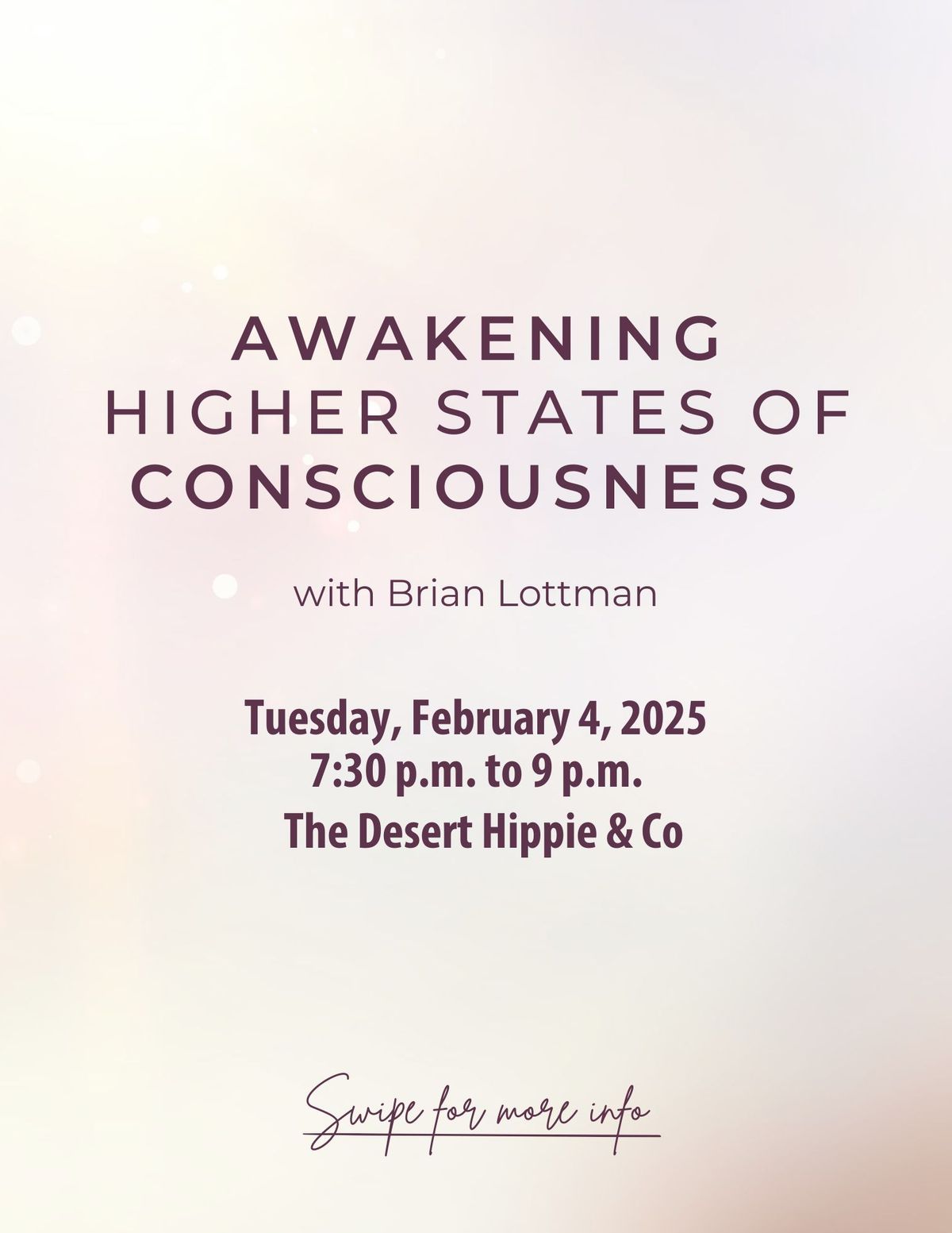 Awakening Higher States of Consciousness 