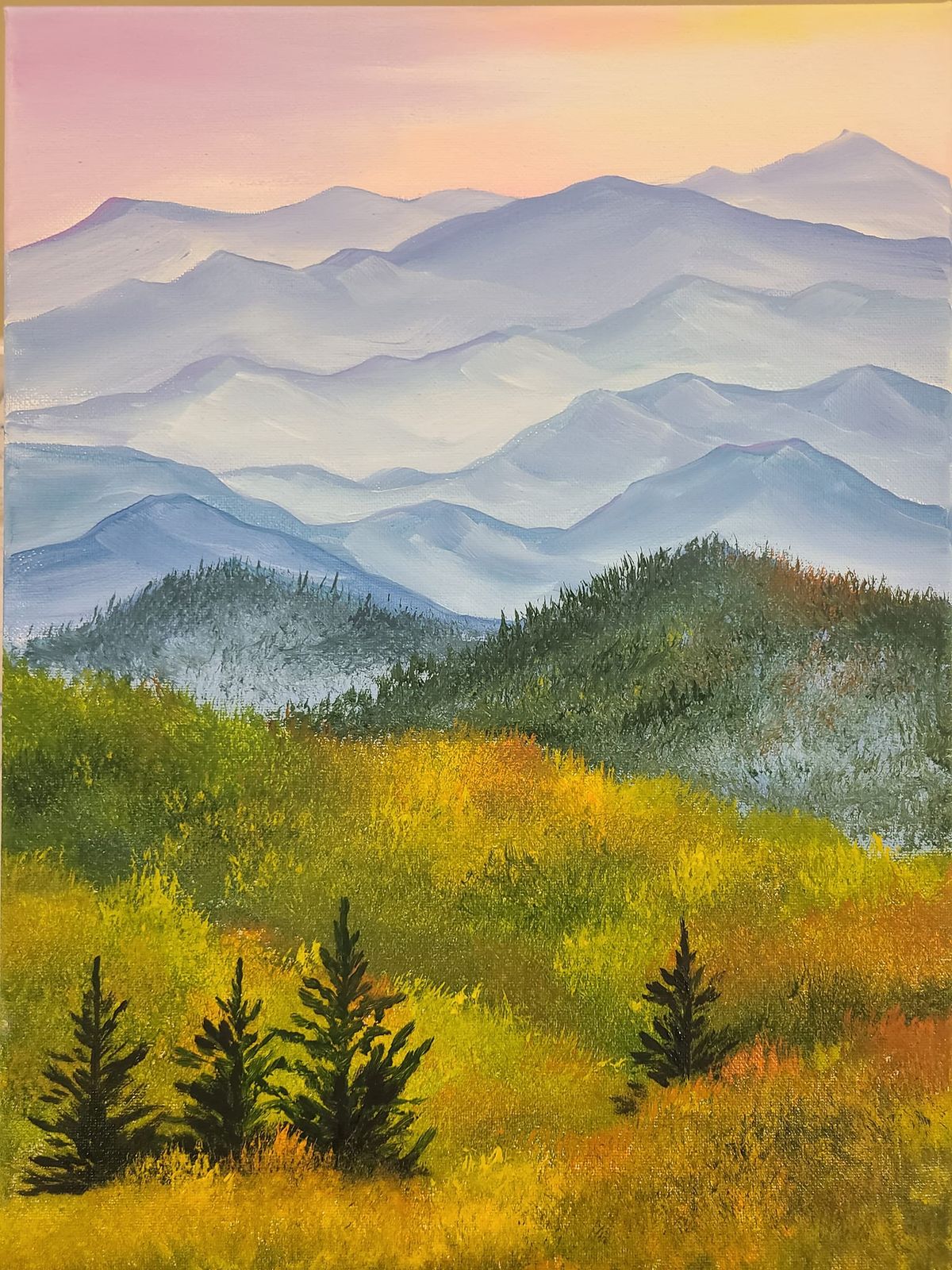 "Mountain Love" Painting Class 