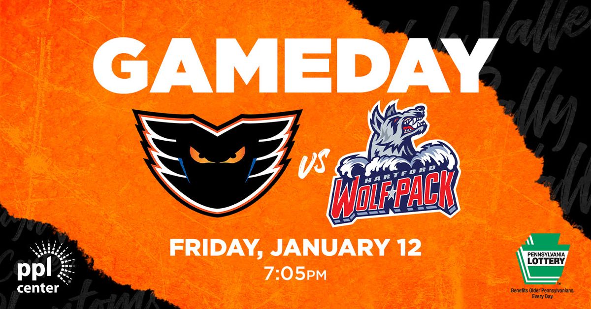 Hartford Wolf Pack at Lehigh Valley Phantoms at PPL Center