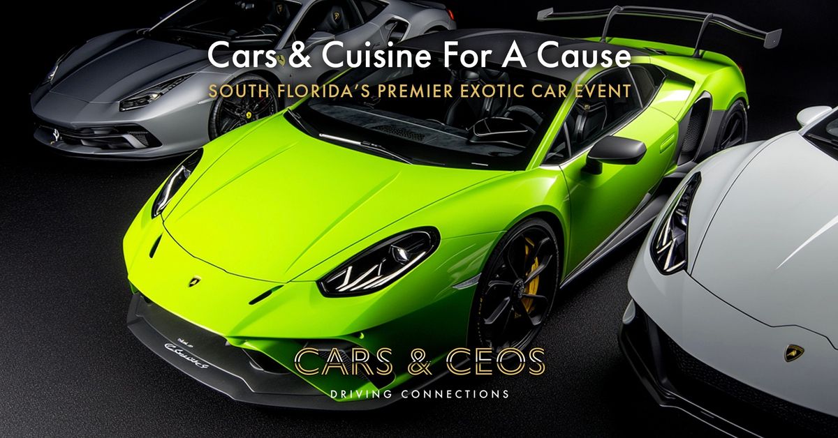 Cars & Cuisine For a Cause