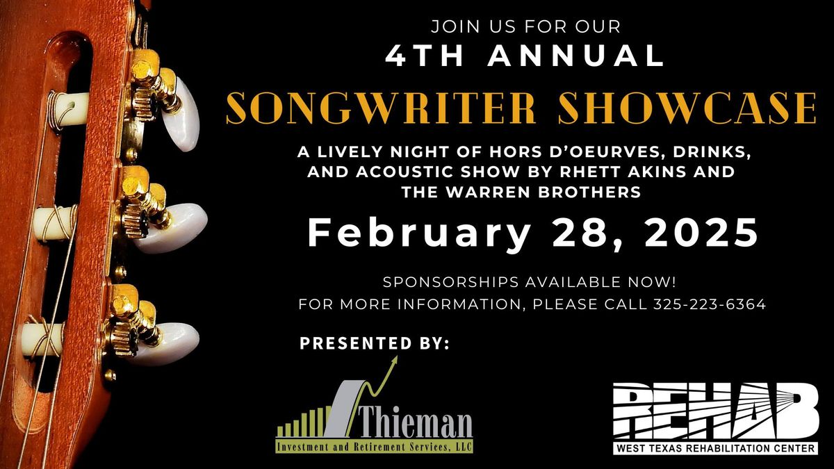 4th Annual Songwriter Showcase