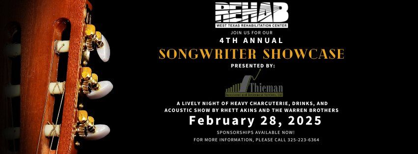 4th Annual Songwriter Showcase