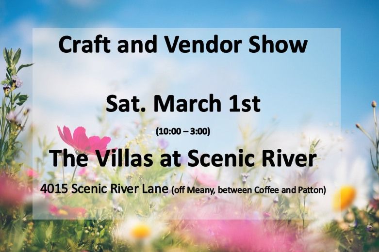 March Craft and Vendor Show