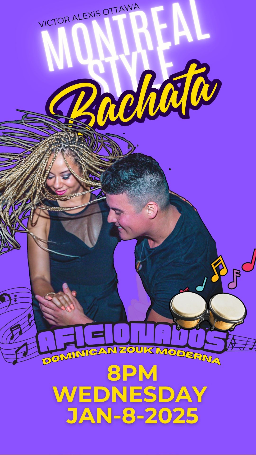 SALSA- BACHATA-MAMBO NEW SEASON 2025 by Victor Alexis Ottawa