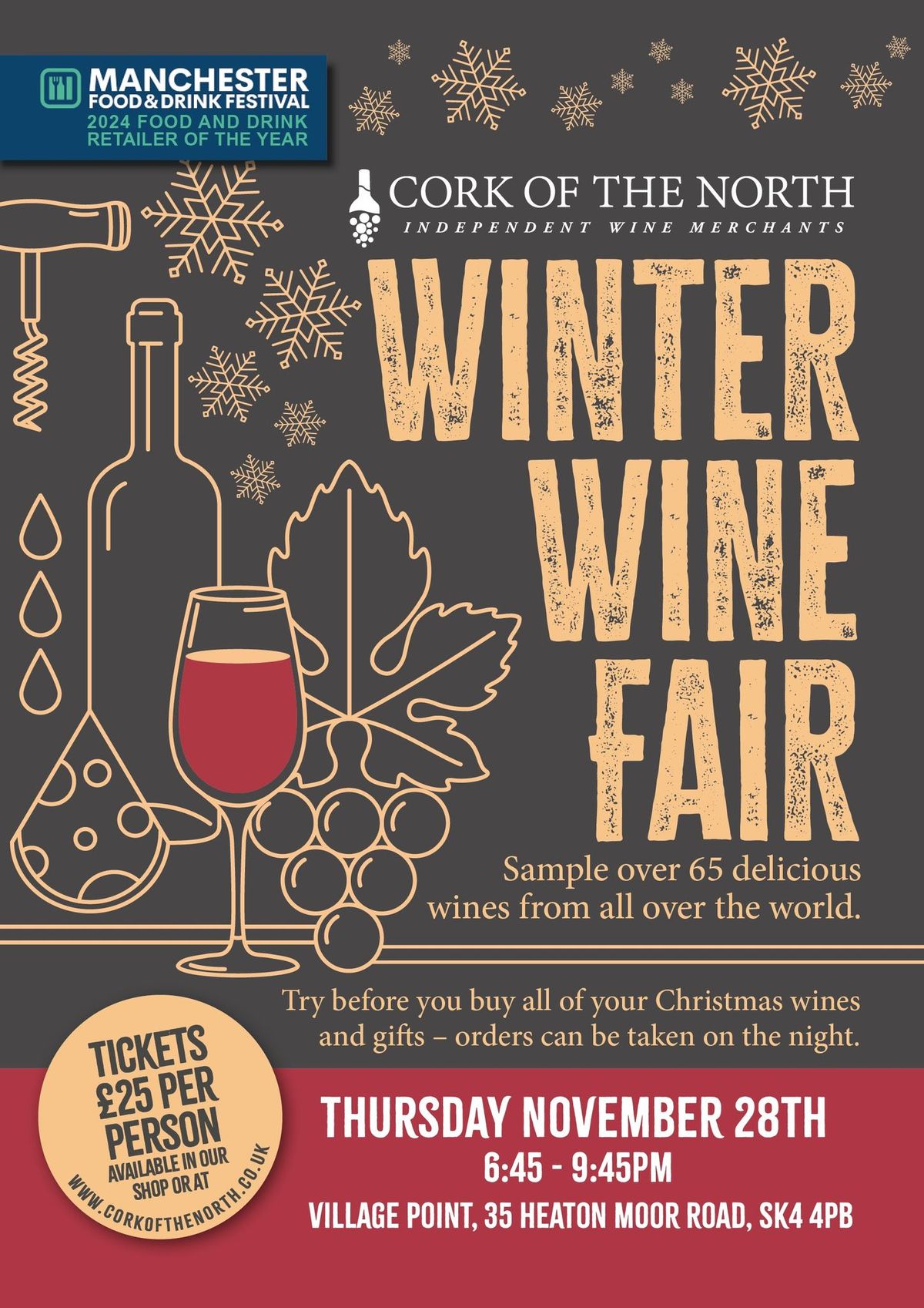 Cork of the North Winter Wine Fair, Heaton Moor