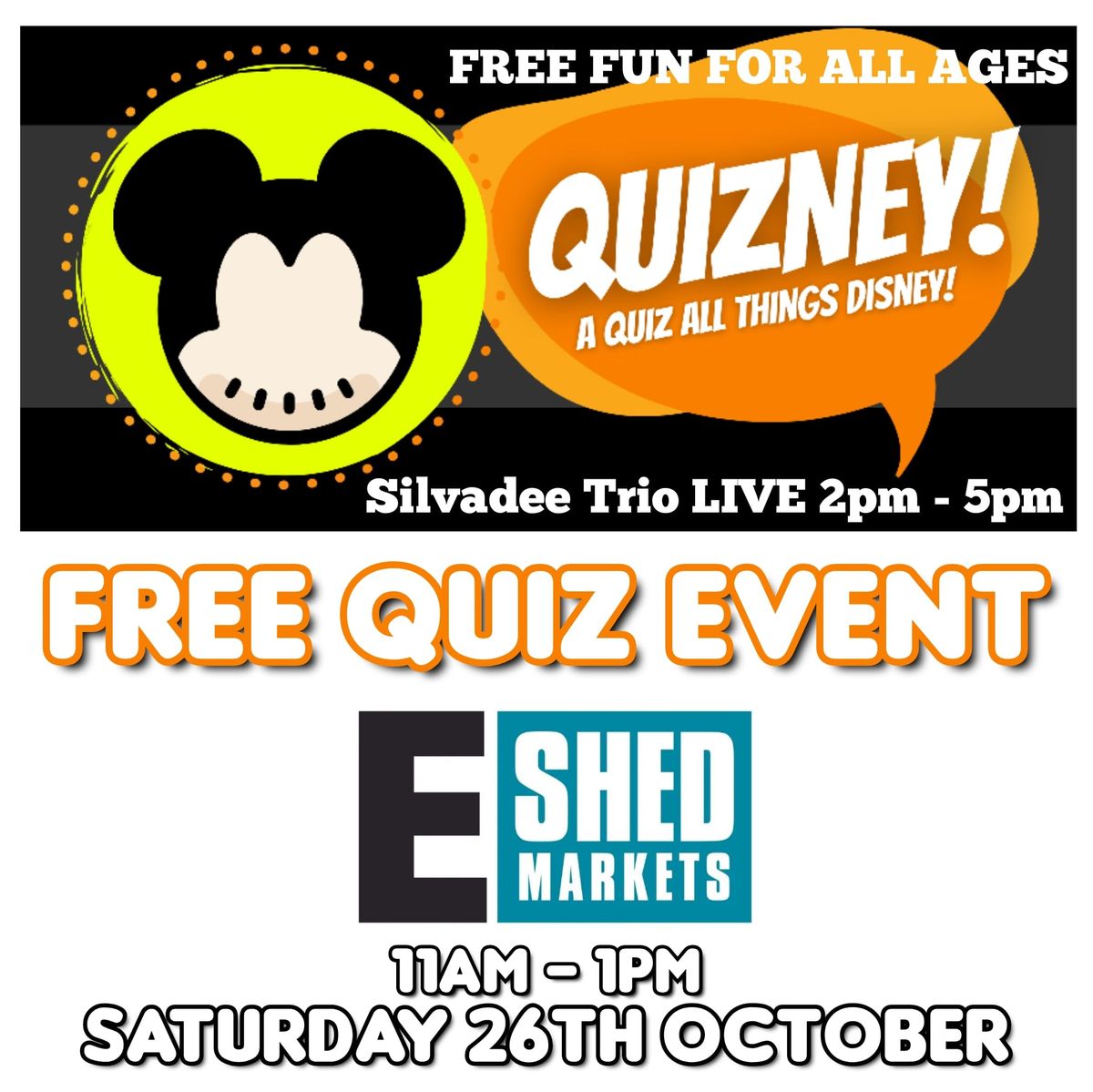 FREE QUIZ EVENT at E Shed