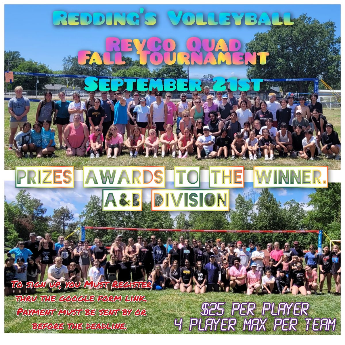 Redding\u2019s Volleyball (Fall Tournament RevCo Quad)