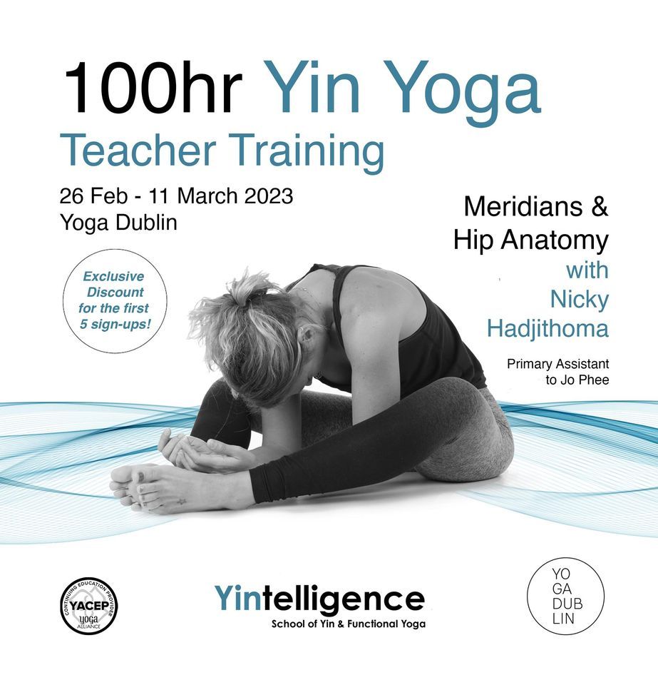 100hr Yin Yoga Teacher Training  - Meridians & Hip Anatomy