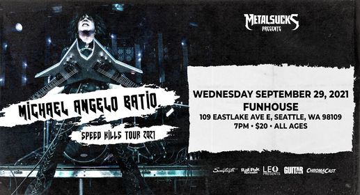 Michael Angelo Batio: Speed Kills Tour in Seattle