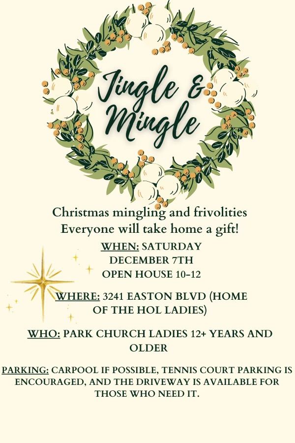 Jingle & Mingle Christmas open house 