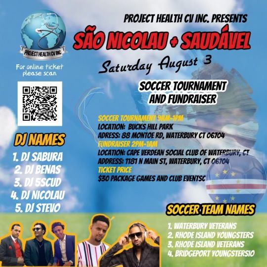 Sao Nicolau + Saudavel Soccer Tournament and Fundraiser 