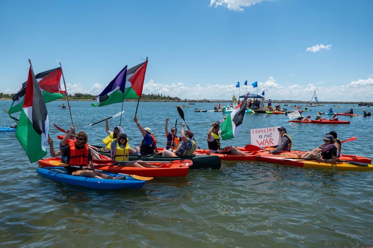 PALESTINE FLOTILLA: At the People's Blockade