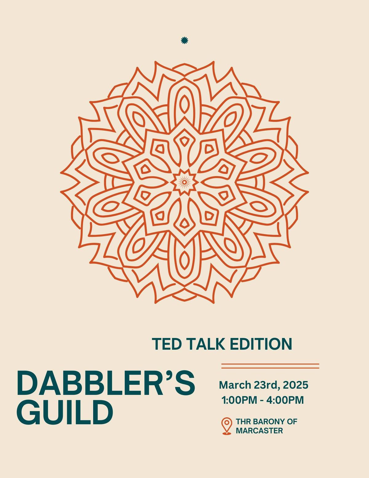 Dabbler's Guild: TED Talk Edition