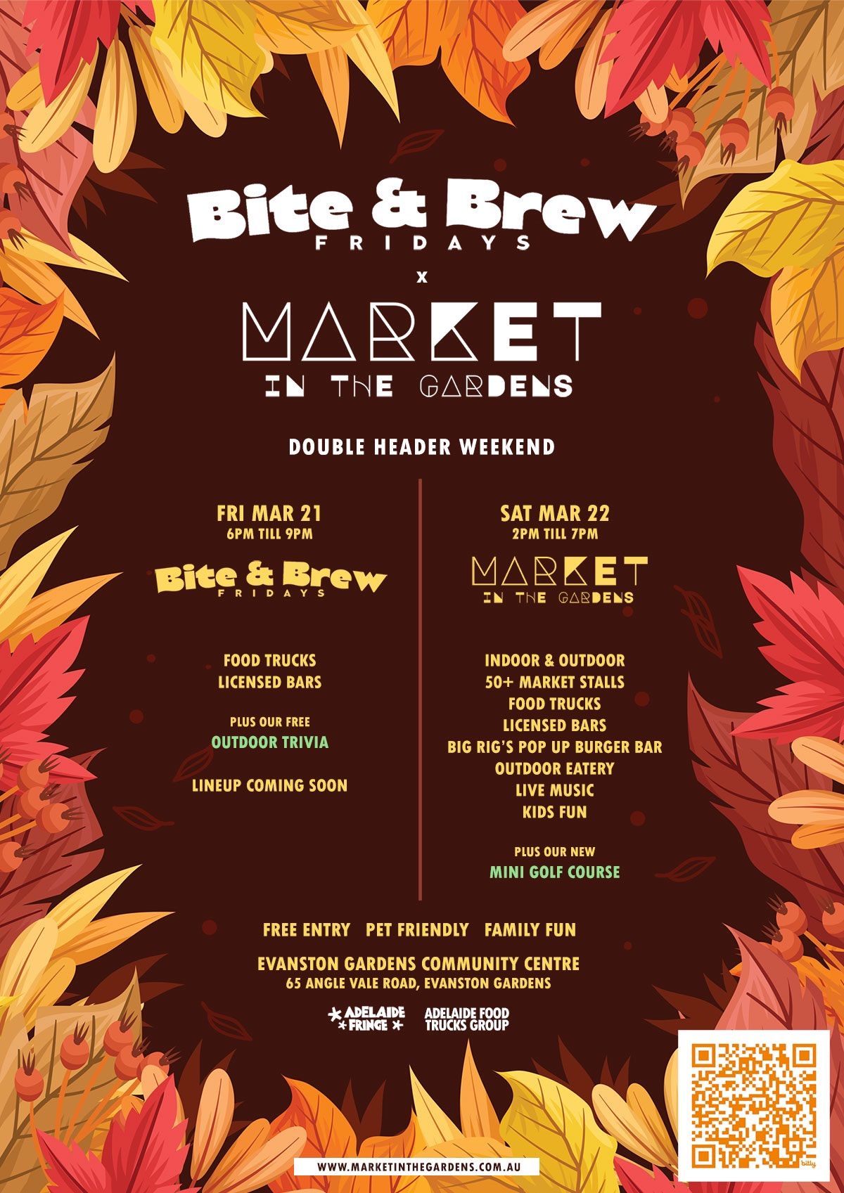 Bite & Brew Fridays + Market in the Gardens Double Header