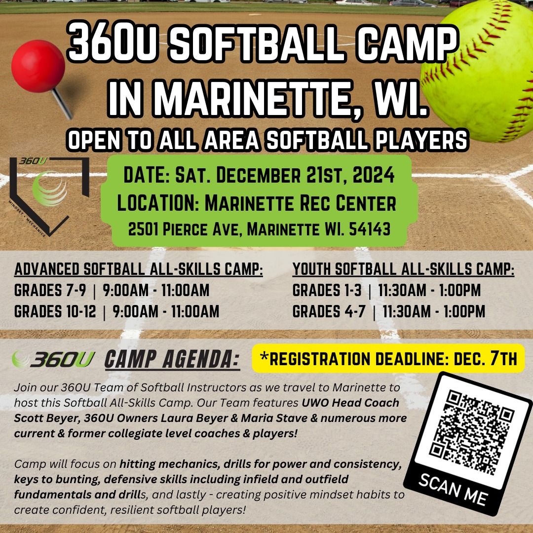 360U Youth & Advanced Softball All-Skills Camp