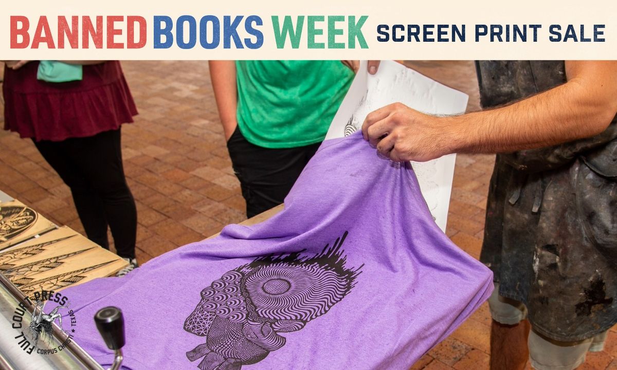 Banned Books Week Screen Print Sale