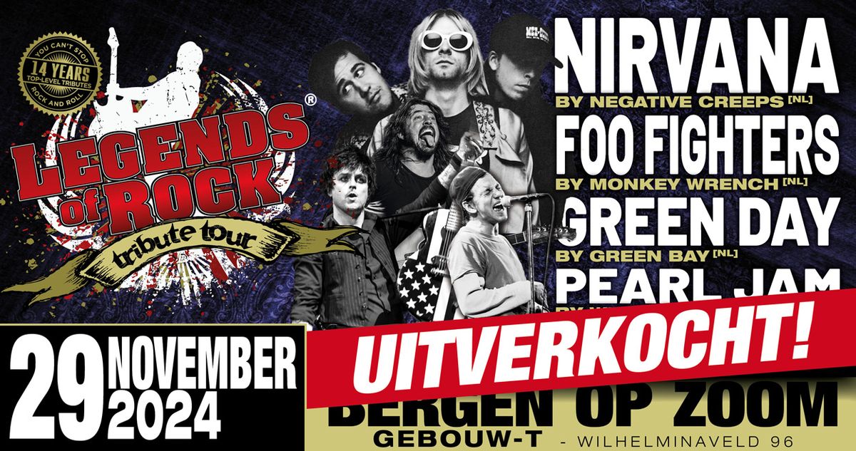 UITVERKOCHT - LEGENDS of ROCK Tribute Tour | Poppodium Gebouw-T in Bergen op Zoom