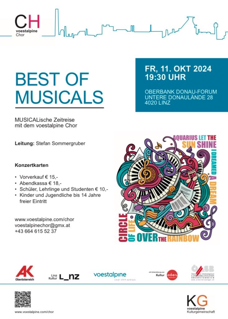 Best of Musicals - MUSICALische Zeitreise mit dem voestalpine Chor