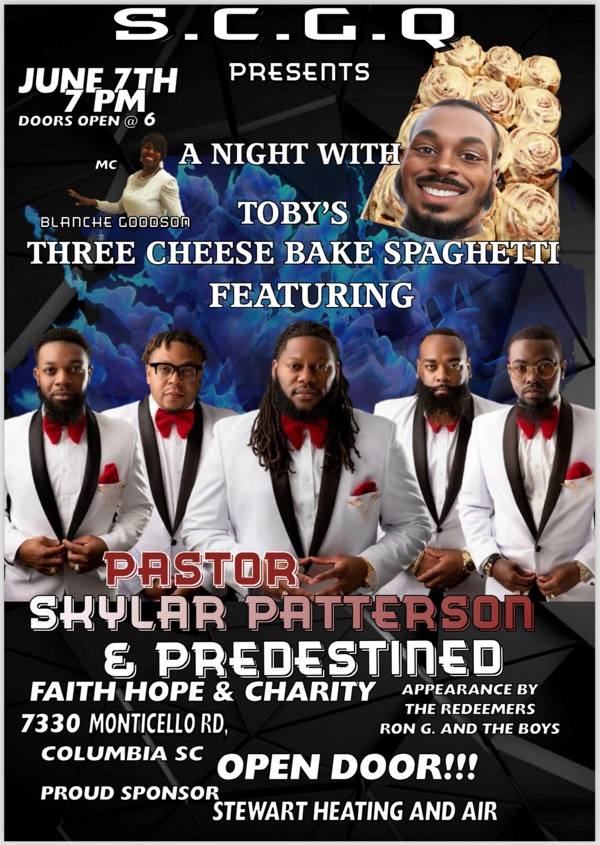 A Night With Toby\u2019s Three Cheese Ft Pastor Skylar Patterson and Predestined 