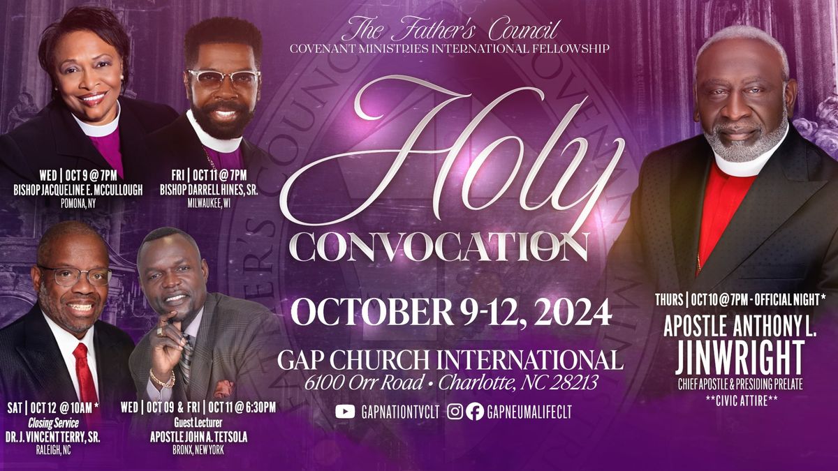 The Father's Council Covenant Ministries International Holy Convocation