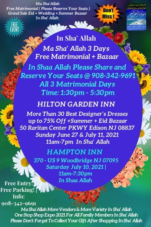 Ma Shaa Allah Are You Ready For Family Fun Day In Shaa Allah Edison New Jersey 10 July 21