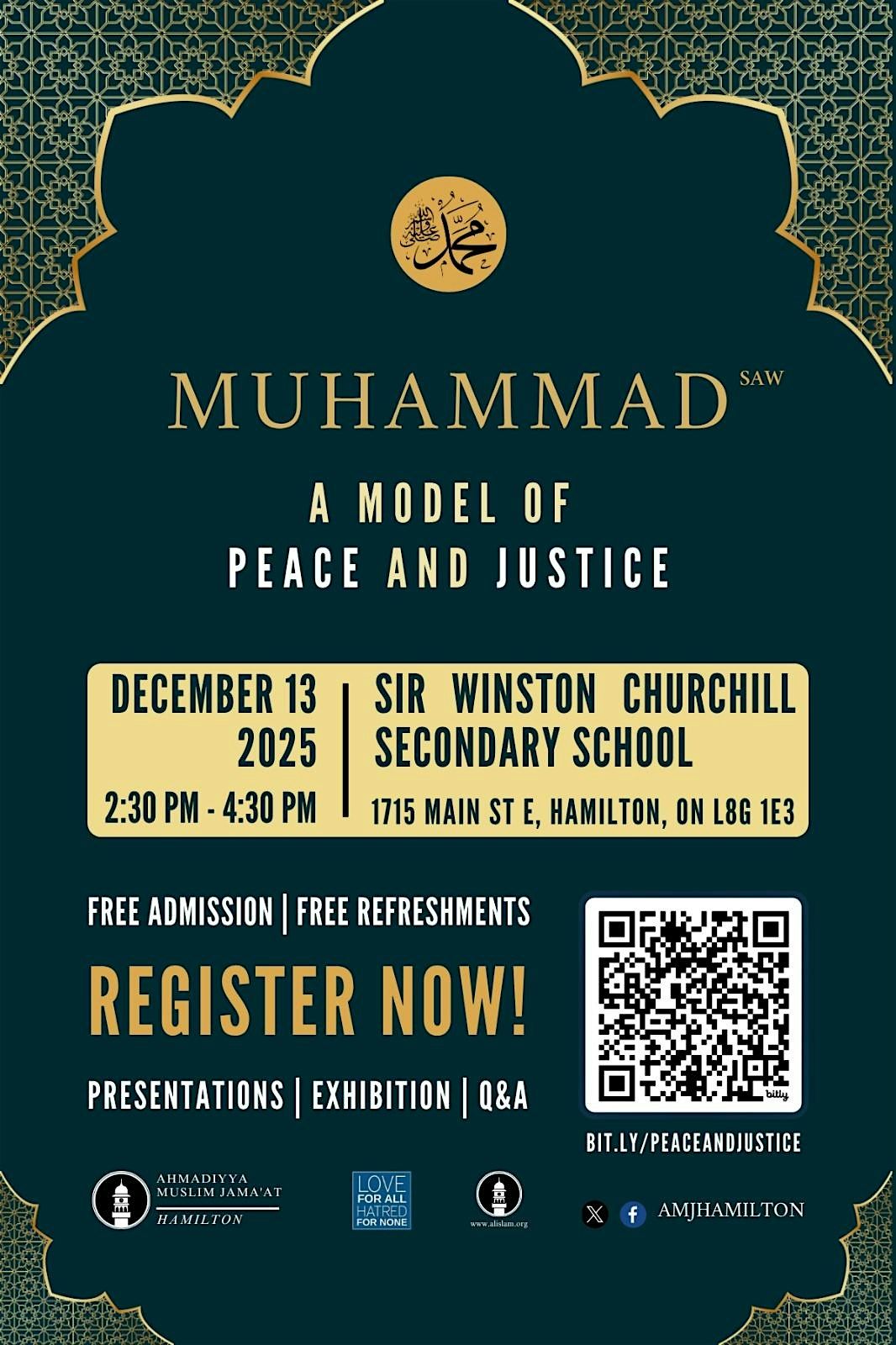 Muhammad (pbuh) : A Model Of Peace And Justice