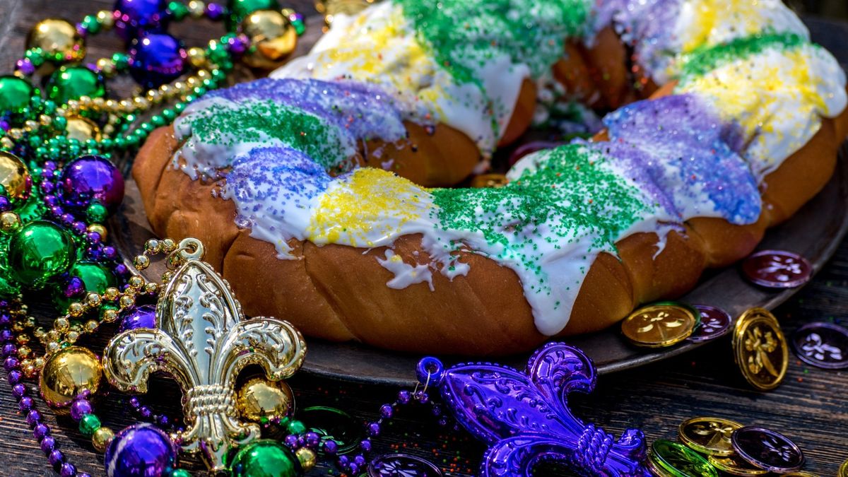 King Cake at the Gorgas House