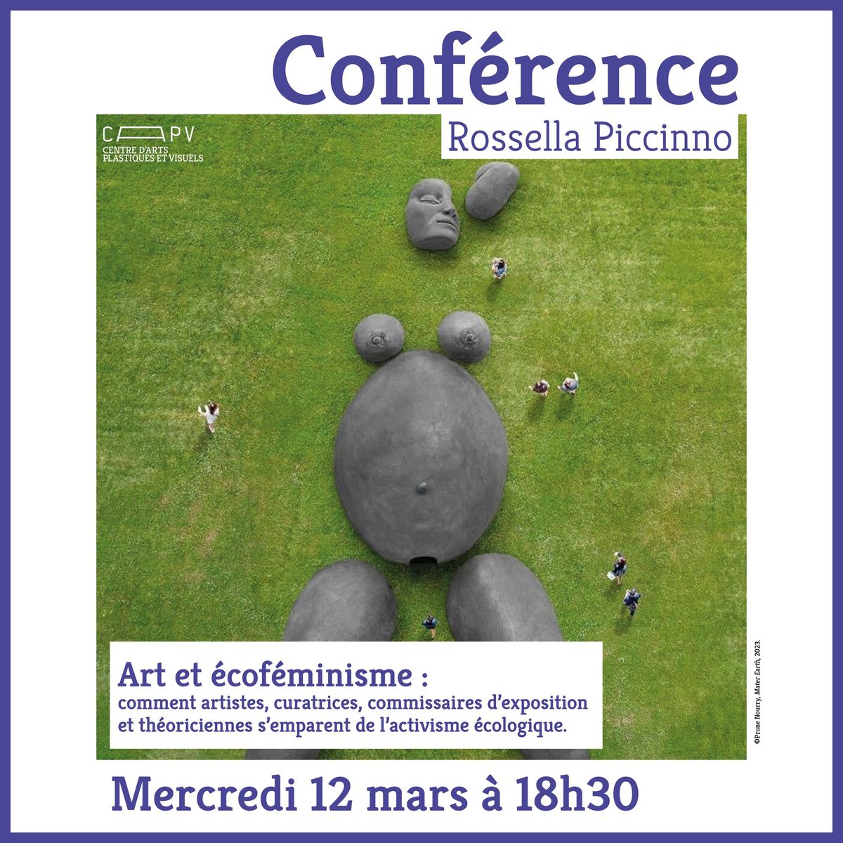 Conf\u00e9rence "Art et \u00e9cof\u00e9minisme"