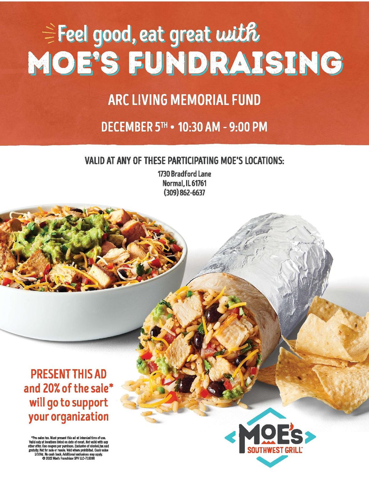 Moe's Dine & Donate