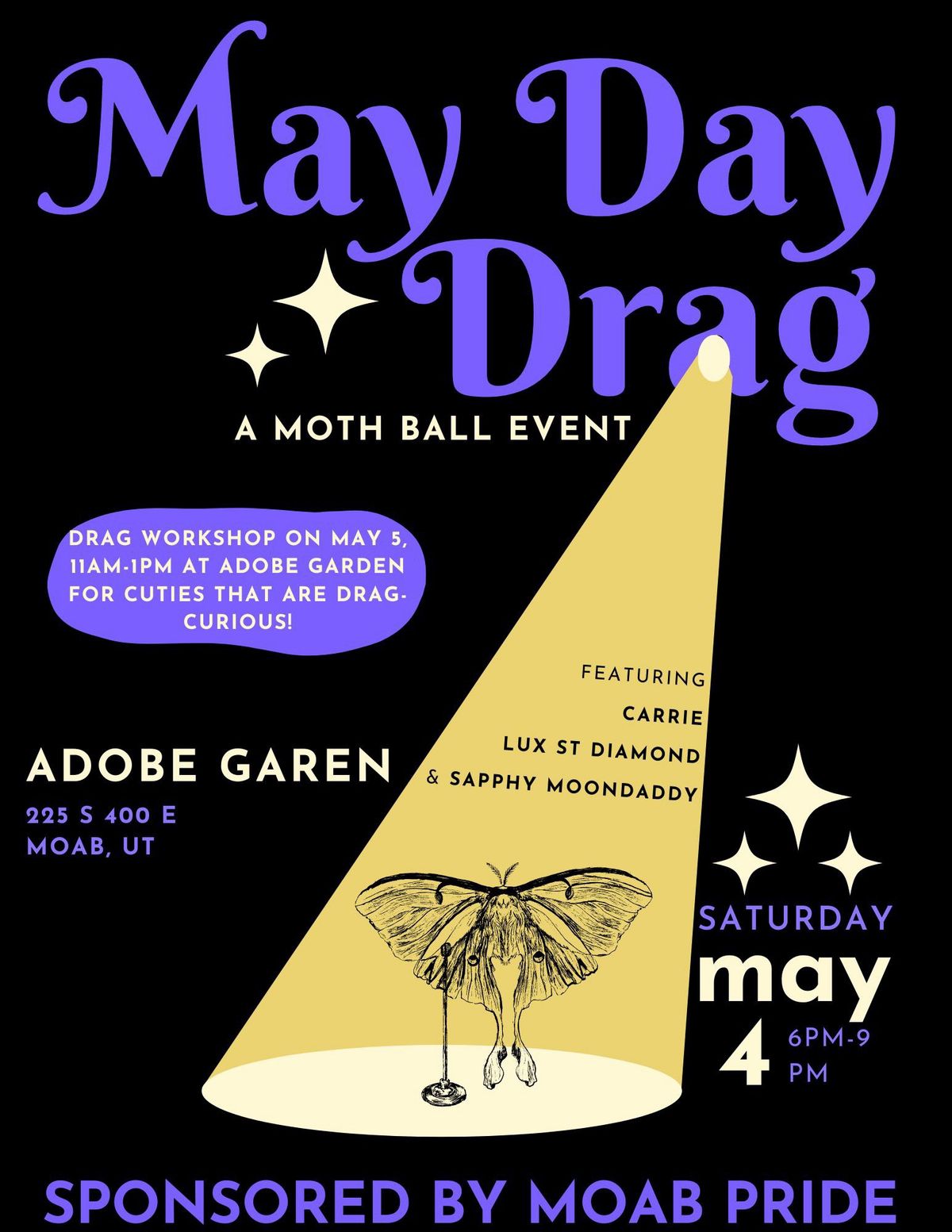 May Day Drag: a moth ball event