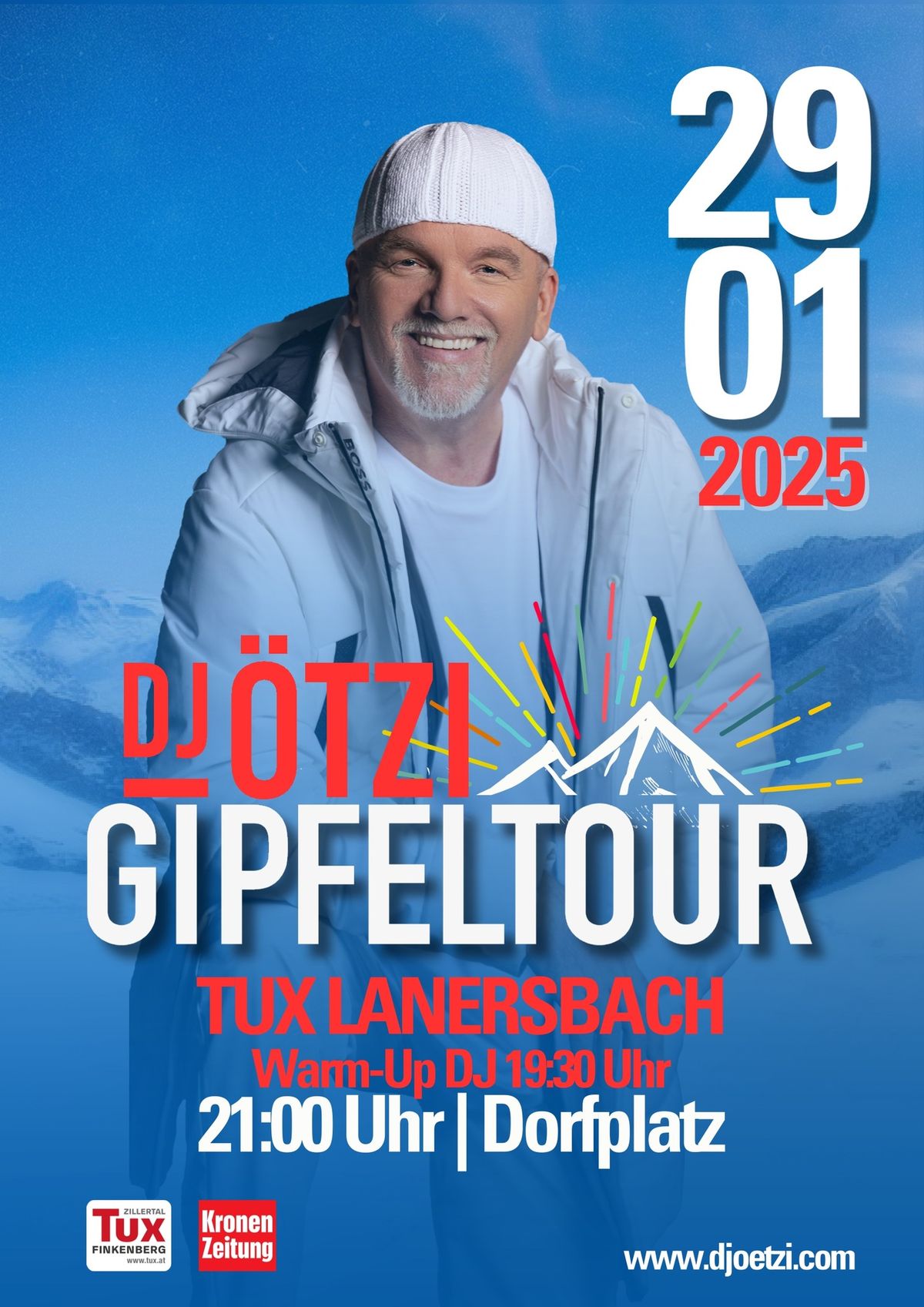 DJ \u00d6tzi Gipfeltour 2025 in Tux-Lanersbach