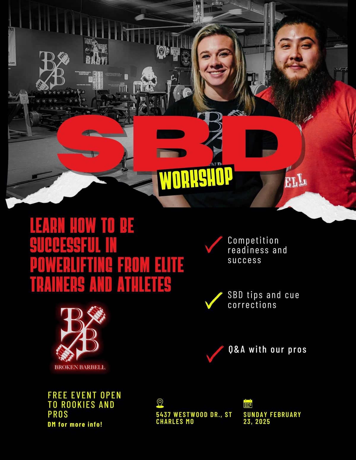 Broken Barbell: SBD Workshop