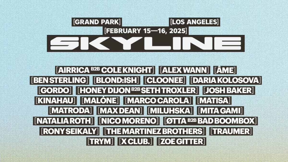 Skyline Festival - (Saturday Pass) with The Martinez Brothers, Marco Carola, Honey Dijon b2b Seth Troxler, and more!