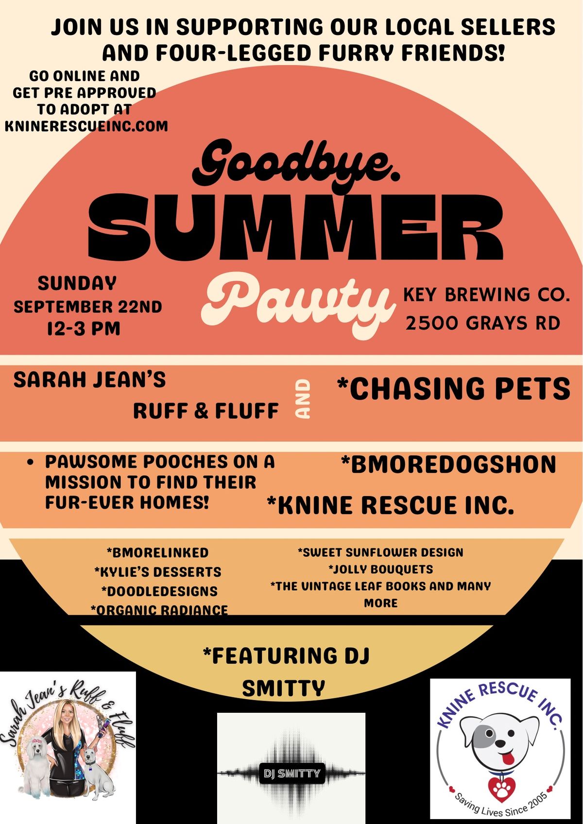 Goodbye summer Pawty 