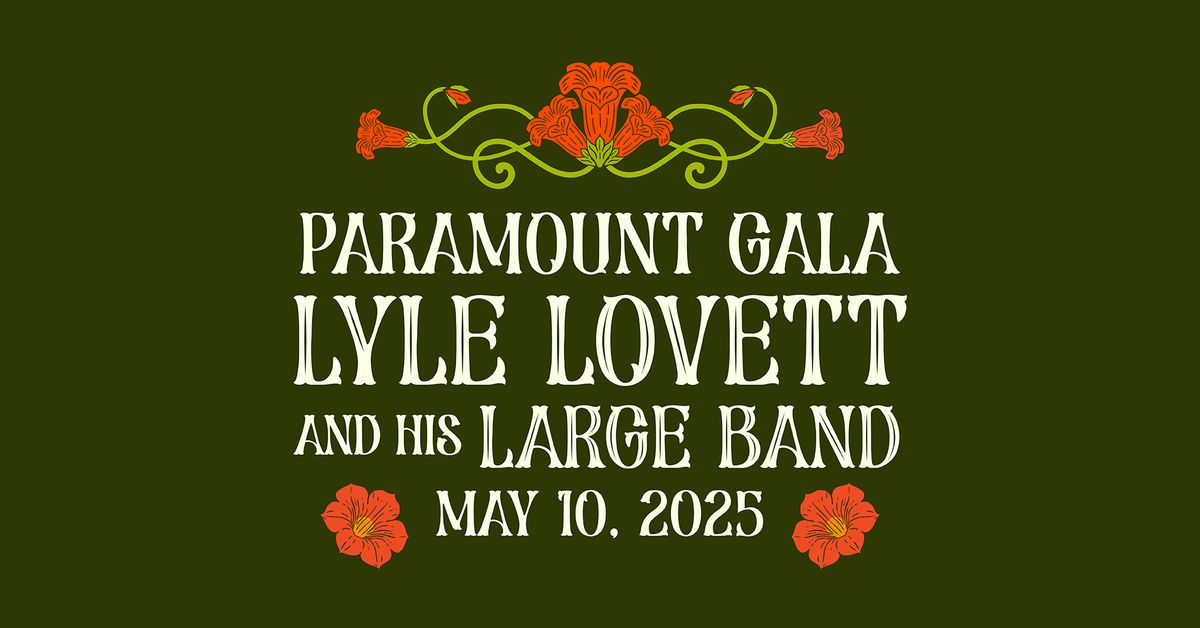 Lyle Lovett and His Large Band at 2025 Paramount Gala