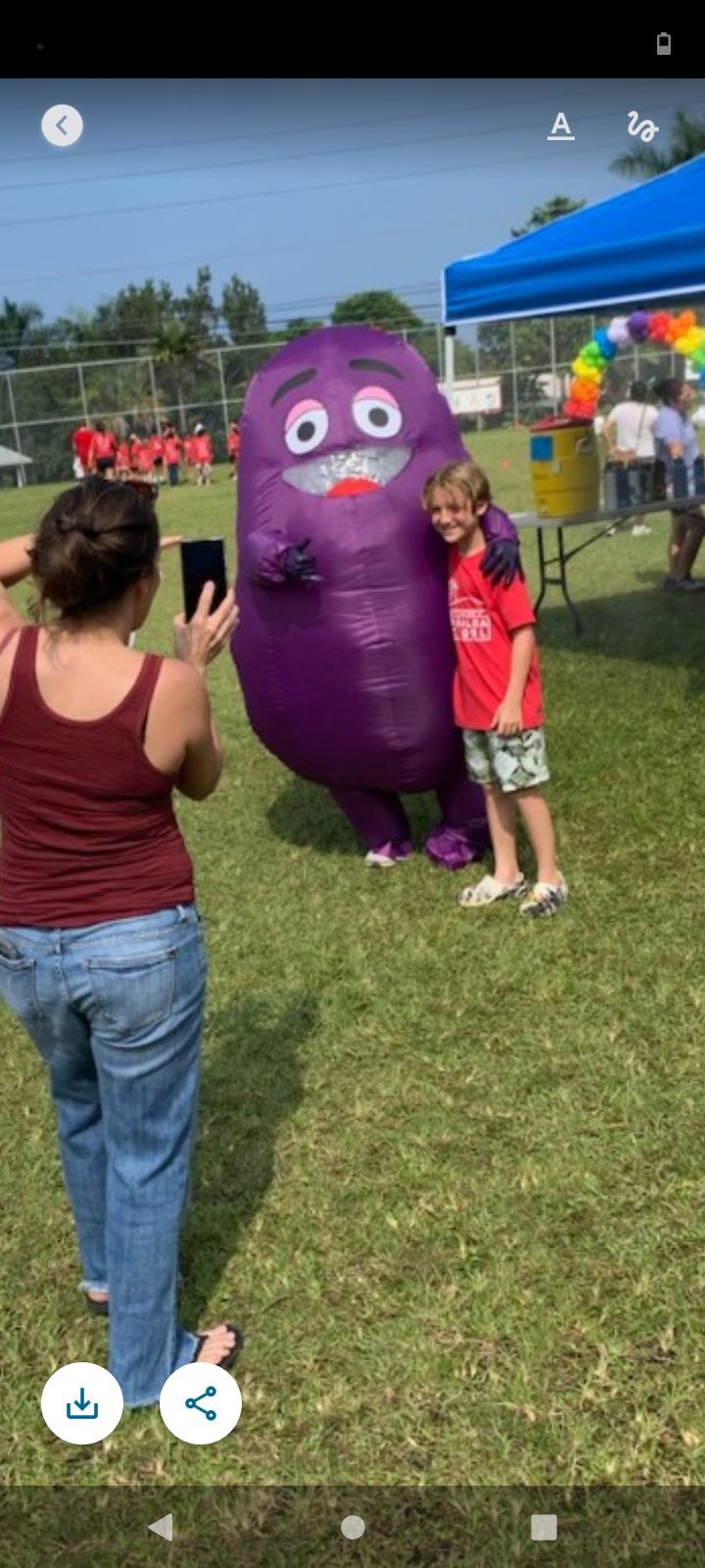 Grimace appearances for any party or special event 