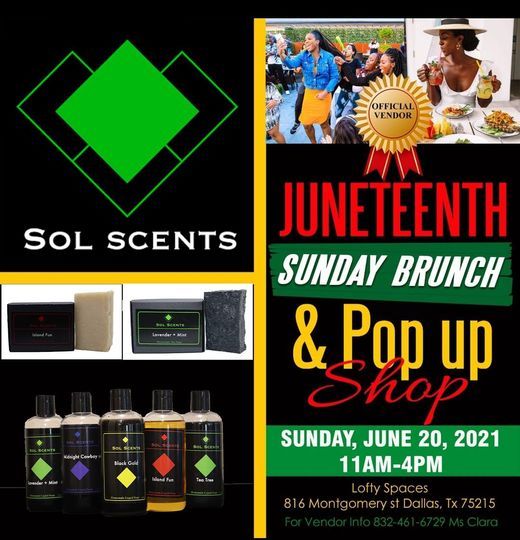 Junteenth Sunday Brunch & Pop up Shop
